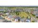 Scenic aerial view of a vibrant neighborhood featuring tree-lined streets and well-maintained homes at 3678 Shadow Cir, Castle Rock, CO 80109