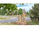 The Grange at the Meadows community sign amidst a lush, green landscape at 3678 Shadow Cir, Castle Rock, CO 80109