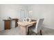 Bright office space with modern desk, chair, and decor creates a functional and stylish work-from-home environment at 3678 Shadow Cir, Castle Rock, CO 80109