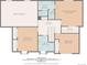 Second-floor plan, highlighting the primary bedroom, additional bedrooms, and bathrooms at 23 Honey Locust, Littleton, CO 80127