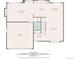 Detailed floor plan showcasing layout of first floor, including kitchen and living spaces at 23 Honey Locust, Littleton, CO 80127