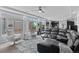 Open concept living room with lots of natural light flowing into the kitchen area at 23593 E Chenango Pl, Aurora, CO 80016