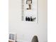 Close-up view of modern shelving and a minimalist aesthetic in the home's living area at 2773 S Franklin St, Denver, CO 80210