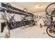 A bike storage room with many different bicycles at 1045 N Clarkson St # 105, Denver, CO 80218