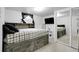 Comfortable bedroom with built-in storage, large mirror, and a television, creating a cozy and functional space at 8660 De Soto St, Denver, CO 80229