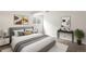 Modern bedroom with a comfortable bed, stylish decor, and natural light, creating a serene environment at 381 Mountain Cloud Cir, Highlands Ranch, CO 80126