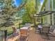 Relaxing back deck, perfect for outdoor dining and relaxation at 848 Huntington Pl, Highlands Ranch, CO 80126