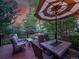 Inviting wooden deck furnished with comfortable seating and dining area, great for outdoor gatherings at 848 Huntington Pl, Highlands Ranch, CO 80126