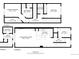 Detailed floor plan showcasing the layout of a multi-story home with labeled rooms and dimensions at 4917 Lowell Blvd # 105, Denver, CO 80221