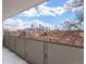 Private balcony overlooking the city skyline at 1085 N Lafayette St # 604, Denver, CO 80218