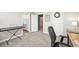 Inviting bedroom with en-suite bathroom, ample lighting, and large closet at 3293 Offbeaten Pl, Castle Rock, CO 80108