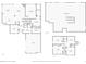 2D floor plans showing the layout of the first and second floors and basement at 3293 Offbeaten Pl, Castle Rock, CO 80108