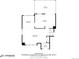 Floor plan featuring a living room, dining area, kitchen, and deck layout with precise dimensions at 2162 Terraridge Dr, Highlands Ranch, CO 80126