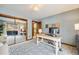 Spacious office with ample desk space, a sliding door, and a view of the outdoors at 2162 Terraridge Dr, Highlands Ranch, CO 80126