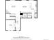 A detailed floor plan showing the layout of the first floor, including the living room, dining area, and kitchen at 9835 Uravan St, Commerce City, CO 80022