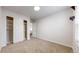 Bright bedroom with a large closet and a neutral color palette at 12783 Leyden St # E, Thornton, CO 80602