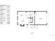 First floor plan showcasing the kitchen, living, dining room, entry porch, bathroom and garage layout at 12783 Leyden St # E, Thornton, CO 80602