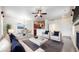Bright living room with stylish furniture and an open floor plan at 12783 Leyden St # E, Thornton, CO 80602