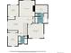 Detailed floor plan showcasing the layout of the bedrooms and living spaces at 2470 Robindale Way, Castle Rock, CO 80109