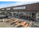 Exterior view of Bere Brewing Company, featuring inviting outdoor seating and a modern design at 277 N Broadway # 202, Denver, CO 80203