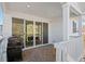 Outdoor balcony includes a dining table, chairs, BBQ and views at 1044 Oleander St, Castle Rock, CO 80109