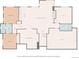Detailed floor plan showcasing the layout of the home's basement, including bedrooms, rec room, and gym at 10689 Shadow Pines Rd, Parker, CO 80138