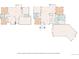 Detailed floor plan showcasing the layout of the home's two floors, including bedrooms, living spaces, and amenities at 10689 Shadow Pines Rd, Parker, CO 80138