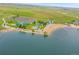 Beautiful aerial view of the community beach area and lake nearby at 26631 E Arbor Dr, Aurora, CO 80016