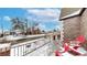 Inviting front porch with seating area overlooking the street at 5035 W 32Nd Ave, Denver, CO 80212