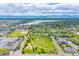 Stunning aerial view featuring Sloan's Lake, lush parks, and vibrant cityscapes against a backdrop of majestic mountains at 1800 Grove St, Denver, CO 80204