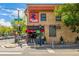 Exterior of Mondo Vino, a restaurant on a street corner, with visible storefront signage at 1800 Grove St, Denver, CO 80204