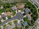 A bird's eye view of a residential area showcasing well-manicured lawns and tree-lined streets at 3968 Ashcroft Ave, Castle Rock, CO 80104