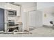 Kitchen with stainless steel appliances and stone countertops at 8757 E Dry Creek Rd # 1528, Englewood, CO 80112