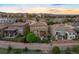 Stunning aerial view of the homes in the community and the lush greenery surrounding the properties at 10601 Montecito Dr, Lone Tree, CO 80124