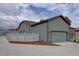 Exterior view of a well-maintained home featuring a fenced yard and a two-car garage, adding to its appeal at 6612 N Ceylon St, Denver, CO 80249