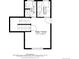 Floor plan showcasing the layout of the Gathering room, bathroom, and laundry on one level of the home at 1492 S Dudley St, Lakewood, CO 80232