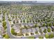 Aerial view showing the location of Antelope Ridge Elementary, Thunder Ridge M.S., and Eagle Crest H.S. near the property at 5733 S Yakima Way, Aurora, CO 80015