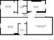 Floor plan showcasing layout of bedrooms, recreation room, bathroom, and laundry at 8280 Auburn Ln, Westminster, CO 80031