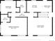 Floor plan showcasing layout of bedrooms, kitchen, living room, and dining area at 8280 Auburn Ln, Westminster, CO 80031