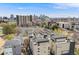 Aerial view of modern townhomes showcasing their sleek design and prime location near downtown Denver at 2607 W 24Th Ave, Denver, CO 80211
