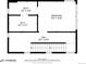 Layout with bath, walk-in closet, bedroom, and hall dimensions at 2607 W 24Th Ave, Denver, CO 80211