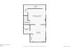 Basement floor plan showcases a finished basement, bedroom, and bathroom at 5687 Dayton St, Denver, CO 80238