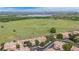 Townhomes with easy access to water and green space and snow-capped mountains in the distance at 4603 S Abilene Cir, Aurora, CO 80015