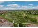 Beautiful aerial view of a lush green space with winding walking paths at 9228 Sori Ln, Highlands Ranch, CO 80126