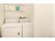 Convenient laundry area equipped with modern washer and dryer for easy chore completion at 5995 W Hampden Ave # 3H, Denver, CO 80227