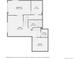 Floor plan showing layout of bedrooms, room, bath, utility room at 16247 E Belleview Pl, Centennial, CO 80015