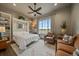 Functional bedroom with built-in storage and a serene window view at 2741 Morning Run Ct, Franktown, CO 80116