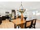 Open concept dining area with a view into the kitchen at 6190 W Canyon Ave, Littleton, CO 80128