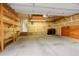 Spacious garage with built-in shelving for storage and easy access to home at 490 Jackson St, Denver, CO 80206