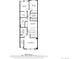 Detailed floor plan of the second floor displaying the layout of the bedrooms, bathrooms, laundry room, and sitting room at 643 S Norfolk Way, Aurora, CO 80017